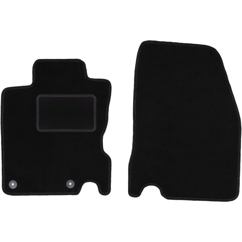 foto del prodotto tappetini anteriori neri per nissan qashqai ii j11 crossover 2013 