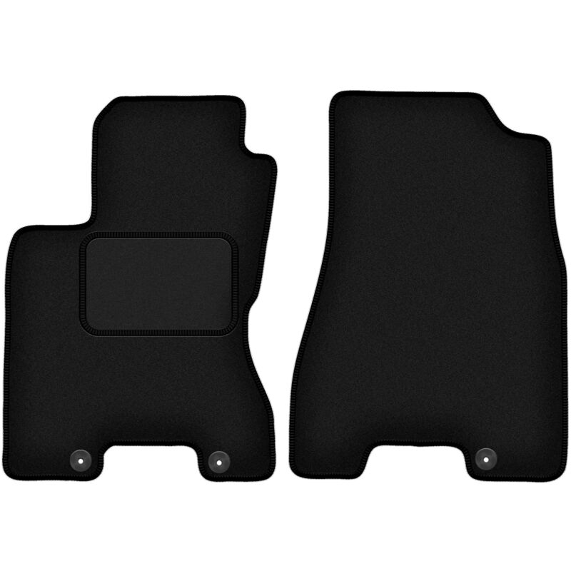 foto del prodotto tappetini anteriori neri per nissan x trail ii t31 suv 2007 2014 