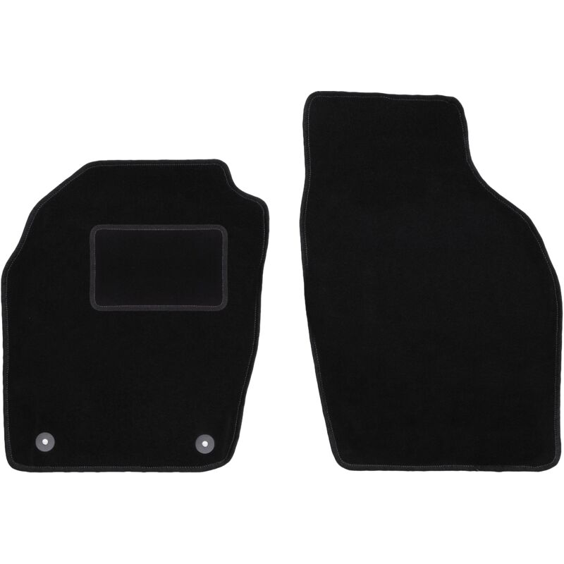 foto del prodotto tappetini anteriori neri per opel agila a hatchback 2000 2007 
