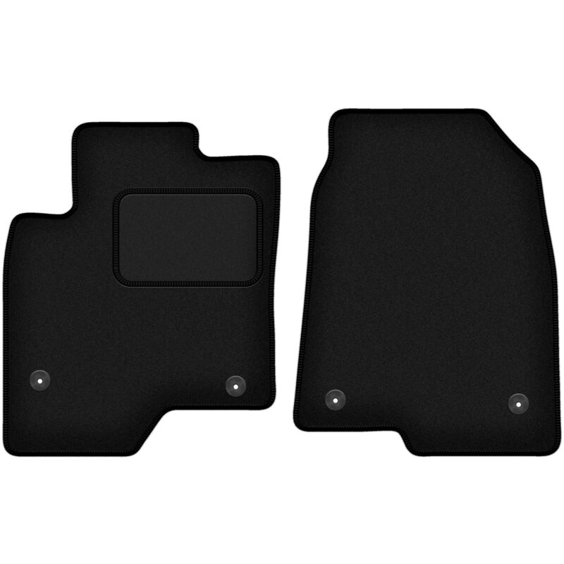 foto del prodotto tappetini anteriori neri per opel antara suv 2006 2017 