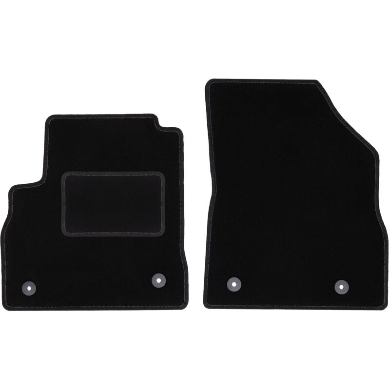 foto del prodotto tappetini anteriori neri per opel astra k berlina, hatchback, station wagon 2015 