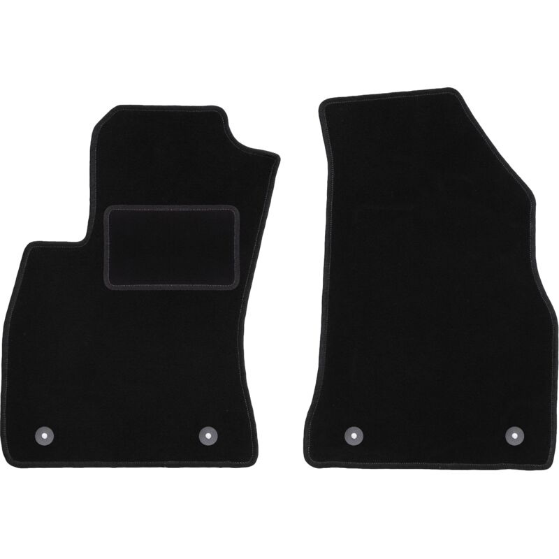 foto del prodotto tappetini anteriori neri per opel combo d 0 2011 2018 