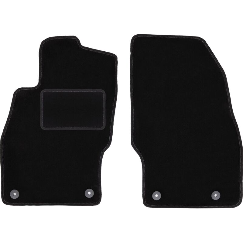 foto del prodotto tappetini anteriori neri per opel corsa d hatchback 2006 2015 