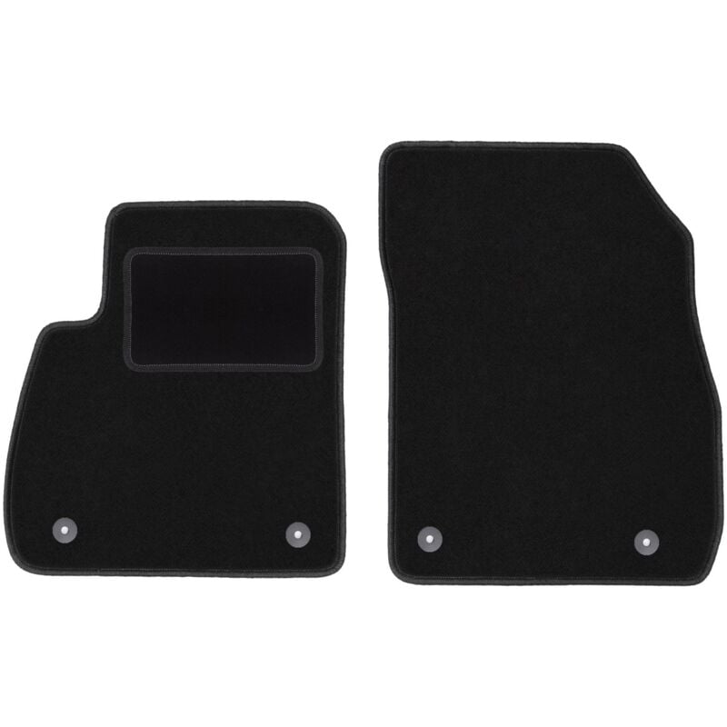 foto del prodotto tappetini anteriori neri per opel zafira c 7 posti 2012 2019 