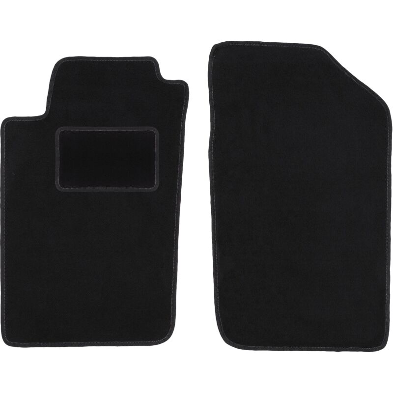 foto del prodotto tappetini anteriori neri per peugeot 206 hatchback, sw, station wagon, cc, cabrio 1998 2010 
