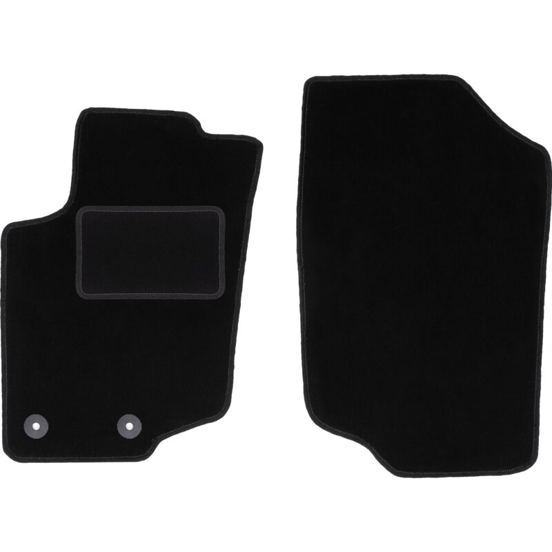foto del prodotto tappetini anteriori neri per peugeot 207 sw, station wagon, hatchback 2006 2012 