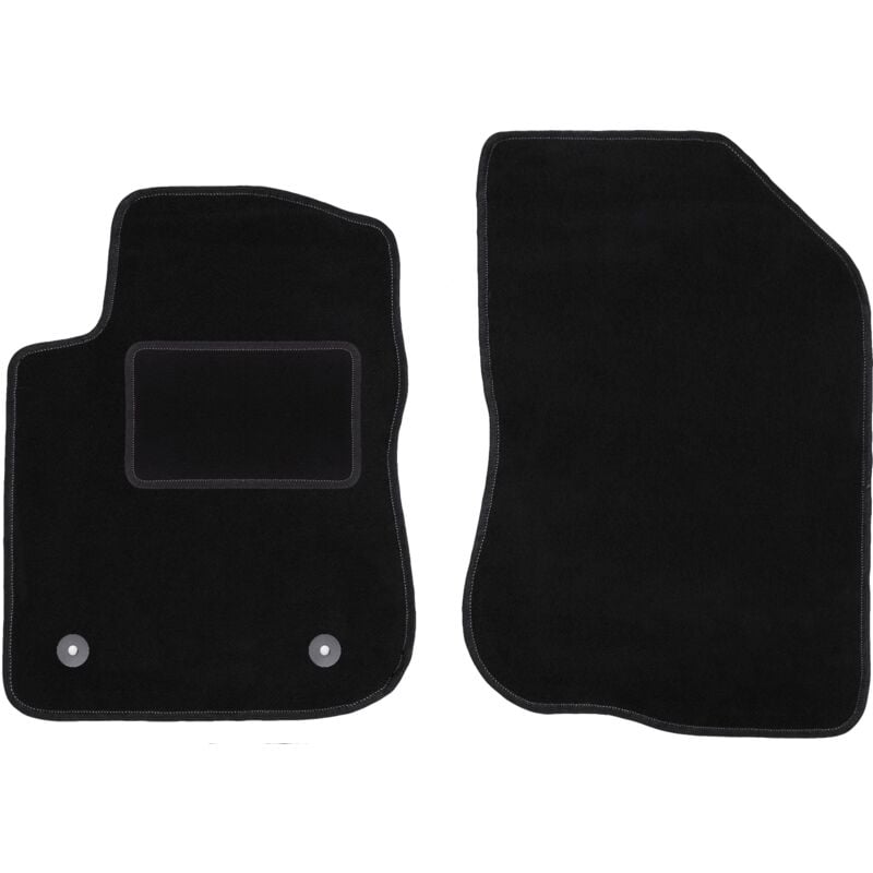 foto del prodotto tappetini anteriori neri per peugeot 208 i hatchback 2012 2019 
