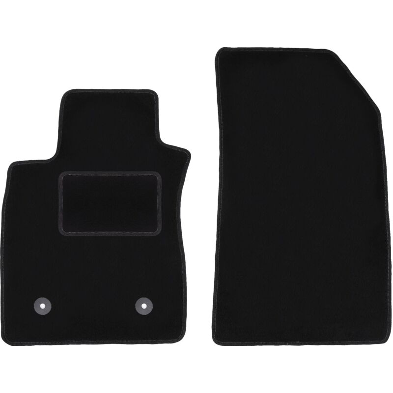 foto del prodotto tappetini anteriori neri per renault clio iii station wagon, hatchback 2005 2012 