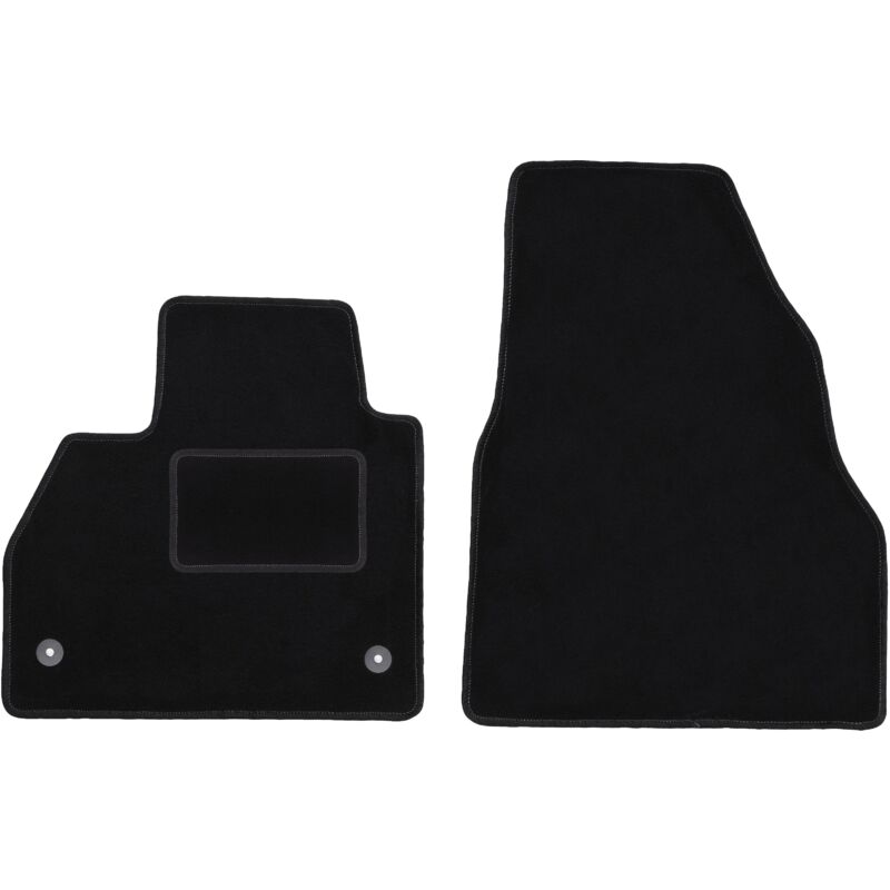 foto del prodotto tappetini anteriori neri per renault kangoo ii kombivan 2007 