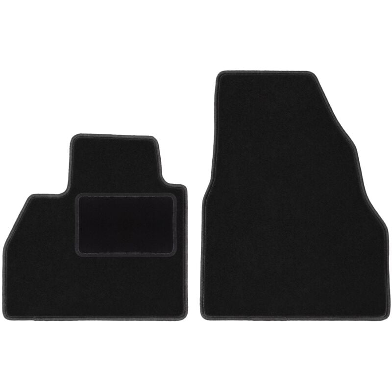 foto del prodotto tappetini anteriori neri per renault kangoo ii kombivan 2013 