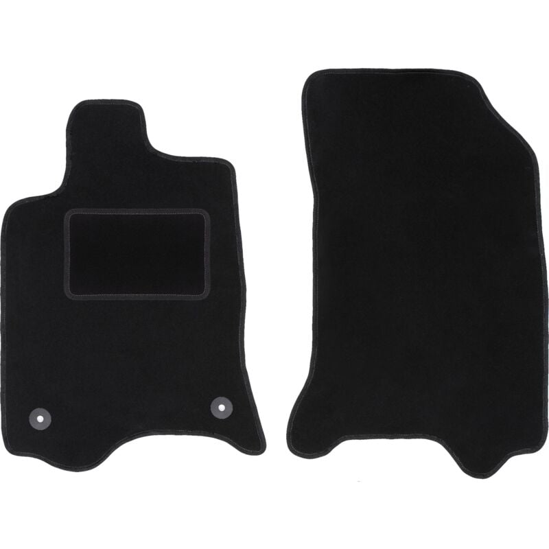 foto del prodotto tappetini anteriori neri per renault laguna ii station wagon, liftback 2001 2007 