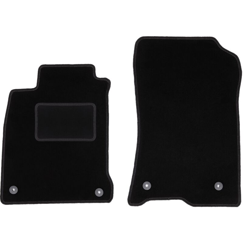 foto del prodotto tappetini anteriori neri per renault laguna iii liftback, station wagon 2007 2015 