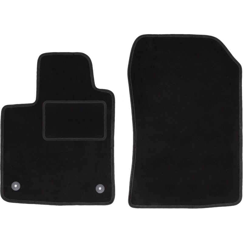 foto del prodotto tappetini anteriori neri per renault twingo ii hatchback 2007 2014 