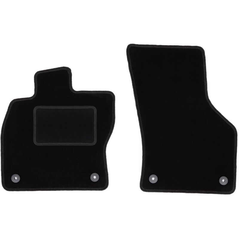 foto del prodotto tappetini anteriori neri per seat leon iii hatchback, station wagon, variant 2012 2020 