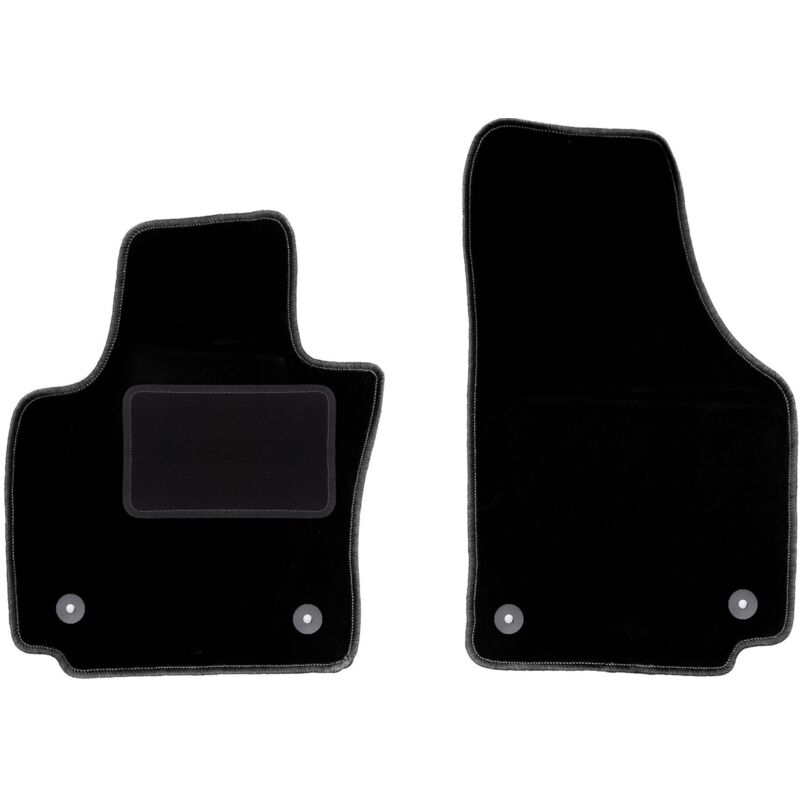 foto del prodotto tappetini anteriori neri per seat toledo iii monovolume 2004 2012 