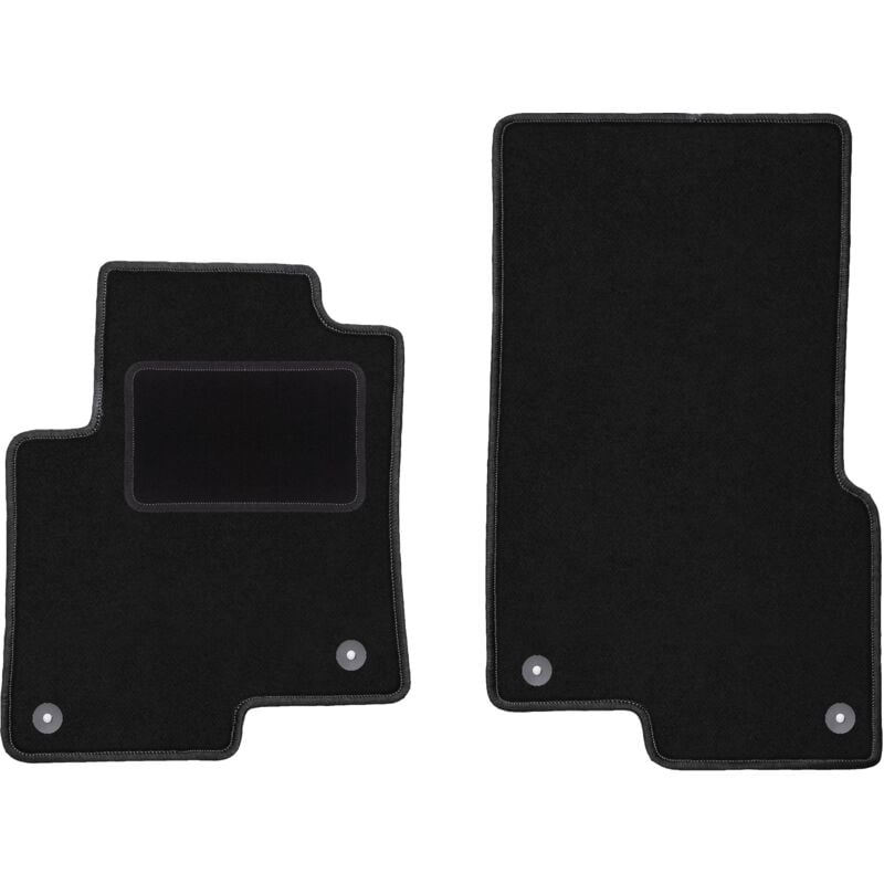 foto del prodotto tappetini anteriori neri per smart forfour i hatchback 2004 2007 