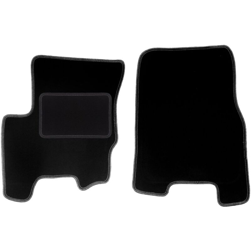foto del prodotto tappetini anteriori neri per ssangyong korando ii kj suv 1998 2006 