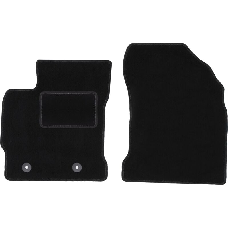 foto del prodotto tappetini anteriori neri per toyota auris i hatchback, station wagon 2006 2012 