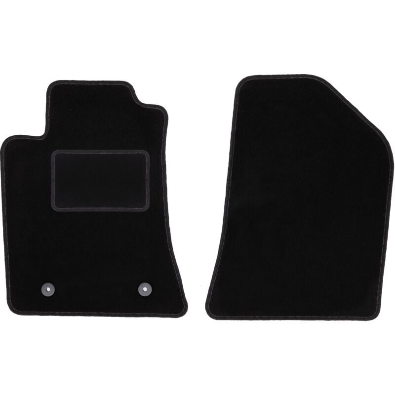 foto del prodotto tappetini anteriori neri per toyota avensis ii t25 station wagon, liftback, berlina 2003 2009 