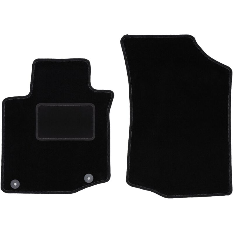foto del prodotto tappetini anteriori neri per toyota aygo i hatchback 2005 2014 