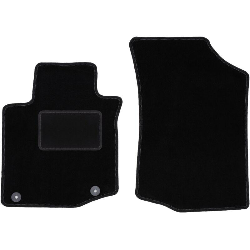 foto del prodotto tappetini anteriori neri per toyota aygo ii hatchback 2014 
