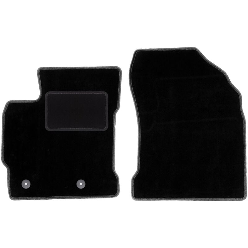 foto del prodotto tappetini anteriori neri per toyota corolla xi e16 hatchback, berlina 2013 2019 