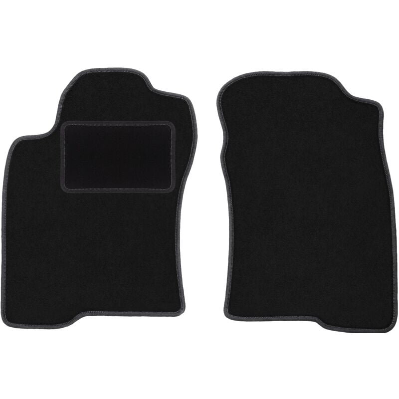 foto del prodotto tappetini anteriori neri per toyota land cruiser j120 5 porte 2002 2009 