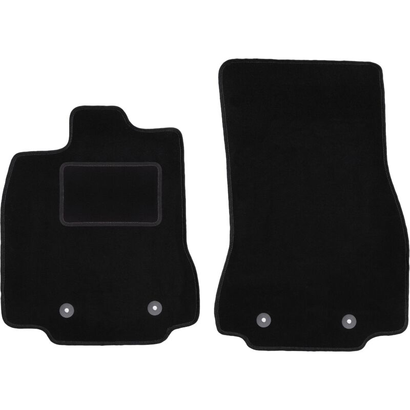 foto del prodotto tappetini anteriori neri per toyota prius ii hatchback 2003 2010 