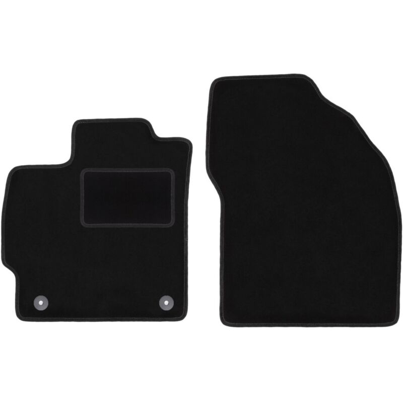 foto del prodotto tappetini anteriori neri per toyota prius iii xw30 hatchback 2011 2015 