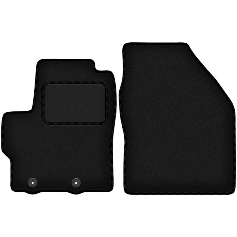 foto del prodotto tappetini anteriori neri per toyota yaris iv hatchback 2020 