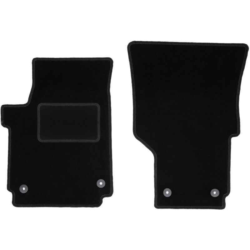 foto del prodotto tappetini anteriori neri per volkswagen amarok pick up 2010 