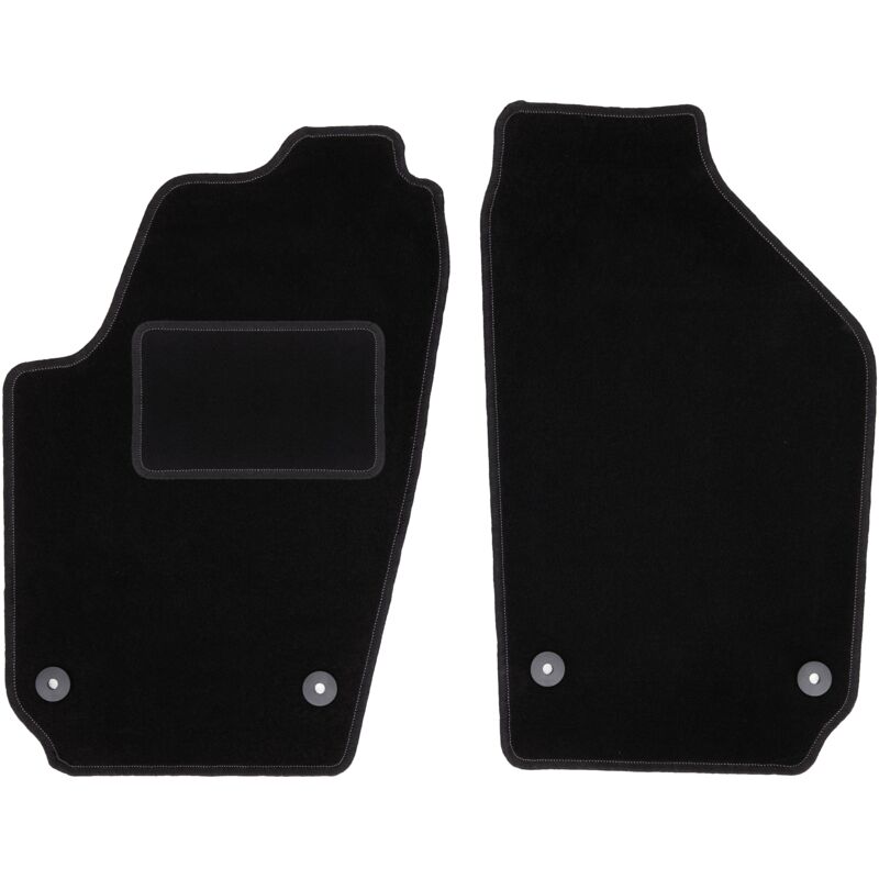 foto del prodotto tappetini anteriori neri per volkswagen fox hatchback 2005 2011 