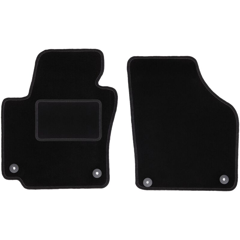 foto del prodotto tappetini anteriori neri per volkswagen golf plus monovolume 2005 2014 