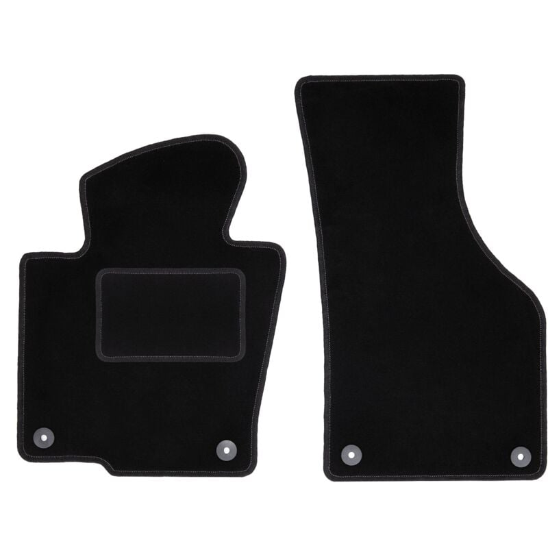 foto del prodotto tappetini anteriori neri per volkswagen passat cc coup 2008 2012 