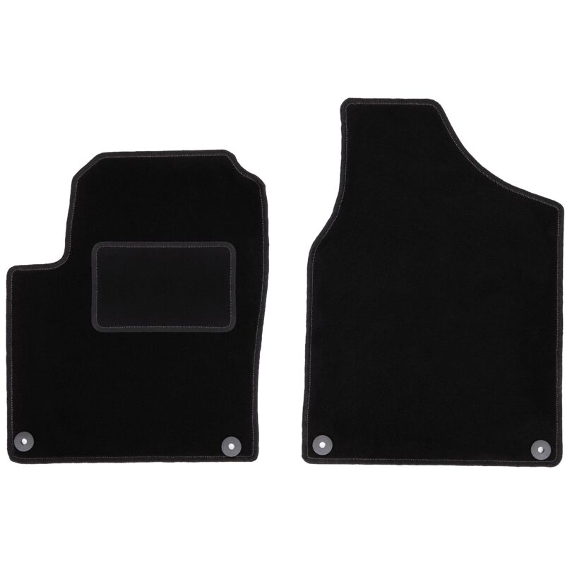 foto del prodotto tappetini anteriori neri per volkswagen sharan i monovolume 1995 2010 
