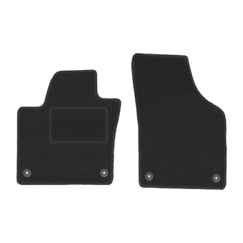 foto del prodotto tappetini anteriori neri per volkswagen sharan ii monovolume 2010 