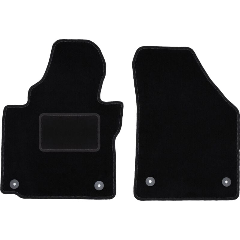 foto del prodotto tappetini anteriori neri per volkswagen touran i fl monovolume 2010 2015 