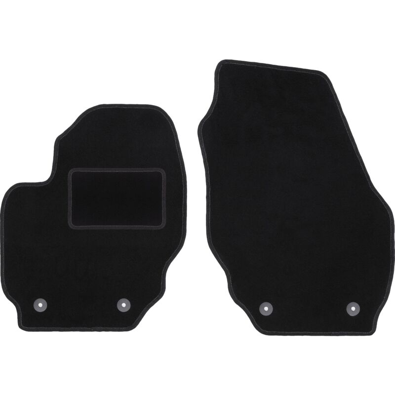 foto del prodotto tappetini anteriori neri per volvo v70 iii station wagon 2007 2016 