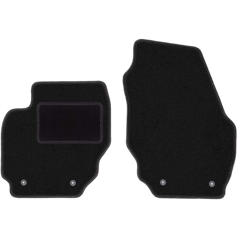 foto del prodotto tappetini anteriori neri per volvo xc70 iii station wagon 2007 2016 