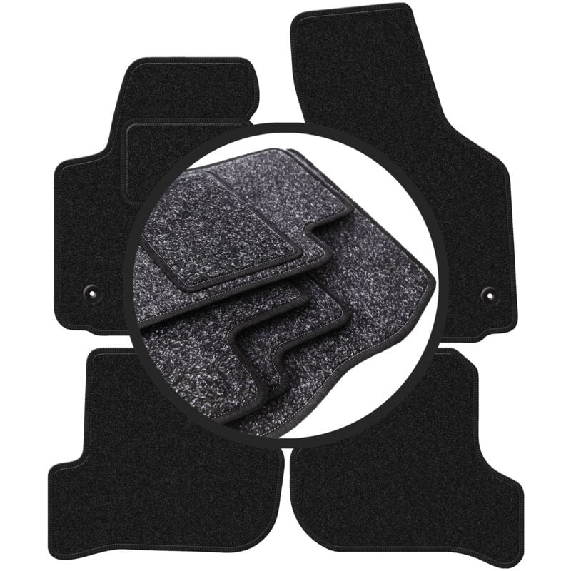 foto del prodotto tappetini auto anthra per seat leon ii hatchback 2005 2012 