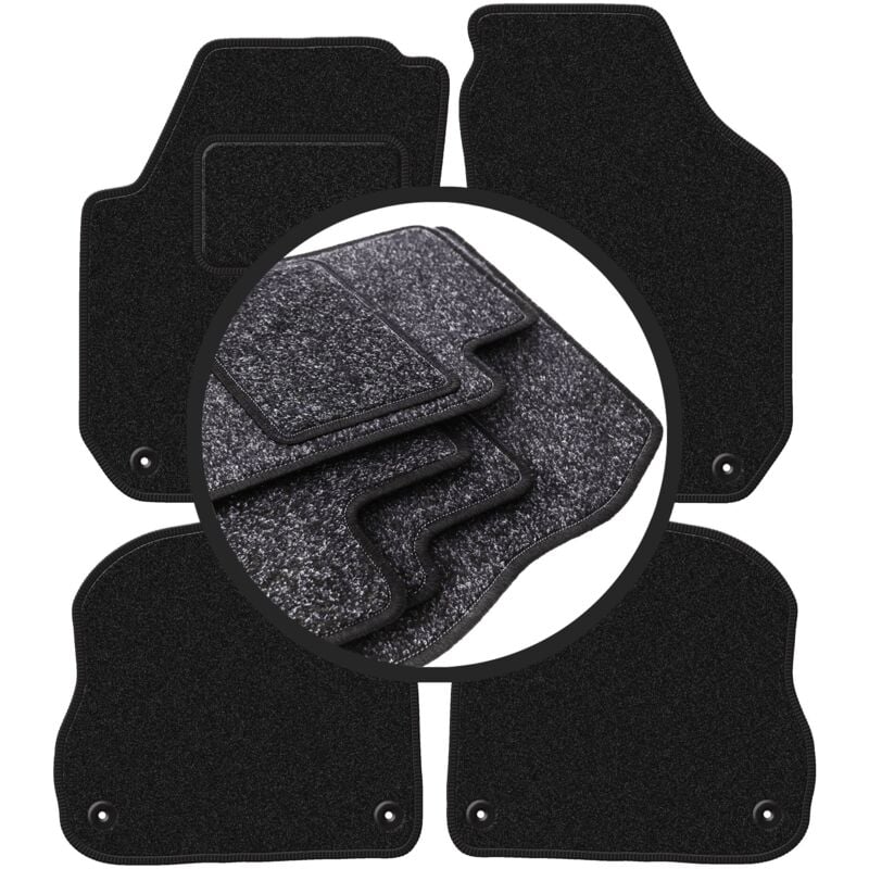 foto del prodotto tappetini auto anthra per skoda fabia ii hatchback, station wagon 2007 2014 