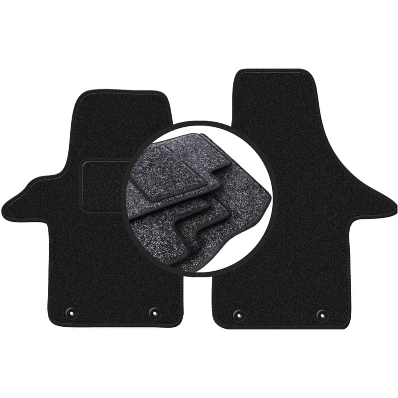 foto del prodotto tappetini auto anthra per volkswagen transporter t5 multivan van 2005 2015 