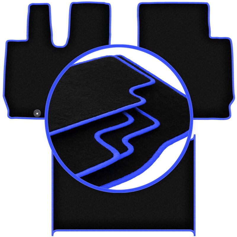 foto del prodotto tappetini auto carlux blue per camion iveco stralis 2013 2019 