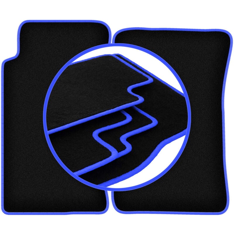 foto del prodotto tappetini auto carlux blue per mazda mx 5 i decappottabile 1989 1998 