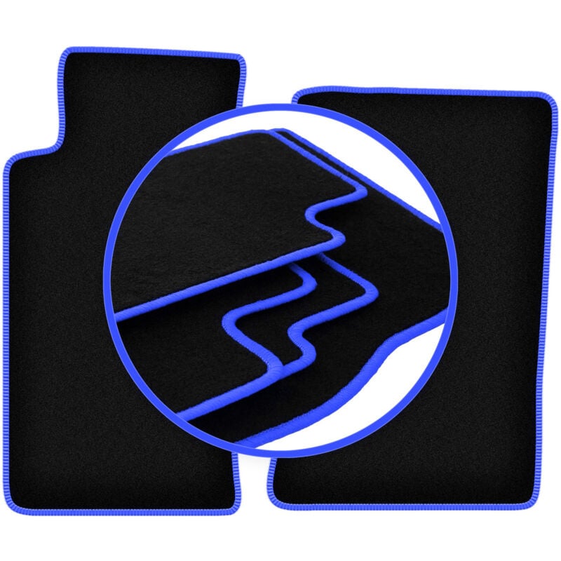foto del prodotto tappetini auto carlux blue per mazda mx 5 ii nb decappottabile 1998 2005 