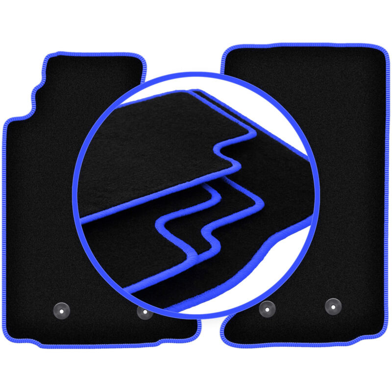 foto del prodotto tappetini auto carlux blue per mazda mx 5 iii decappottabile 2005 2015 