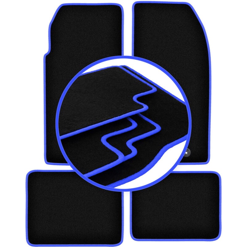 foto del prodotto tappetini auto carlux blue per peugeot 205 decappottabile 1983 1998 