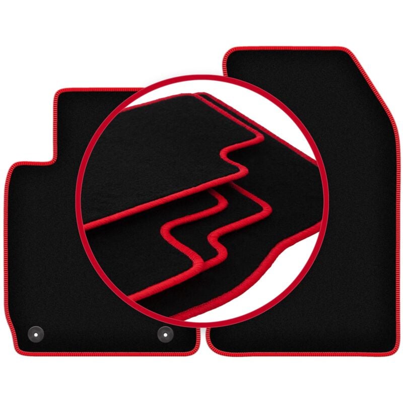 foto del prodotto tappetini auto carlux red per alfa romeo spider cabrio 2005 