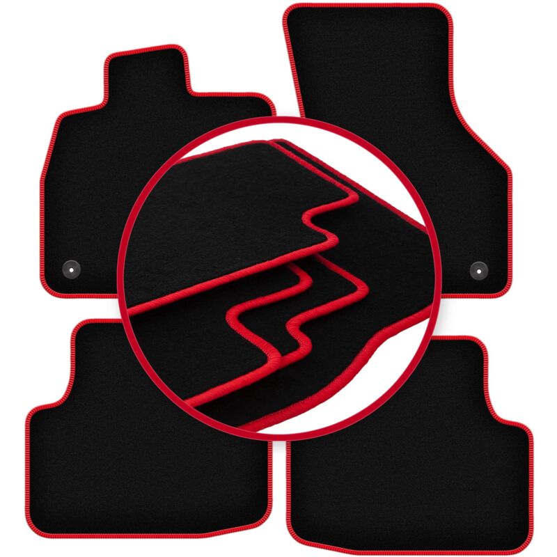foto del prodotto tappetini auto carlux red per audi a3 8y iv berlina, liftback, station wagon, avant 2020 
