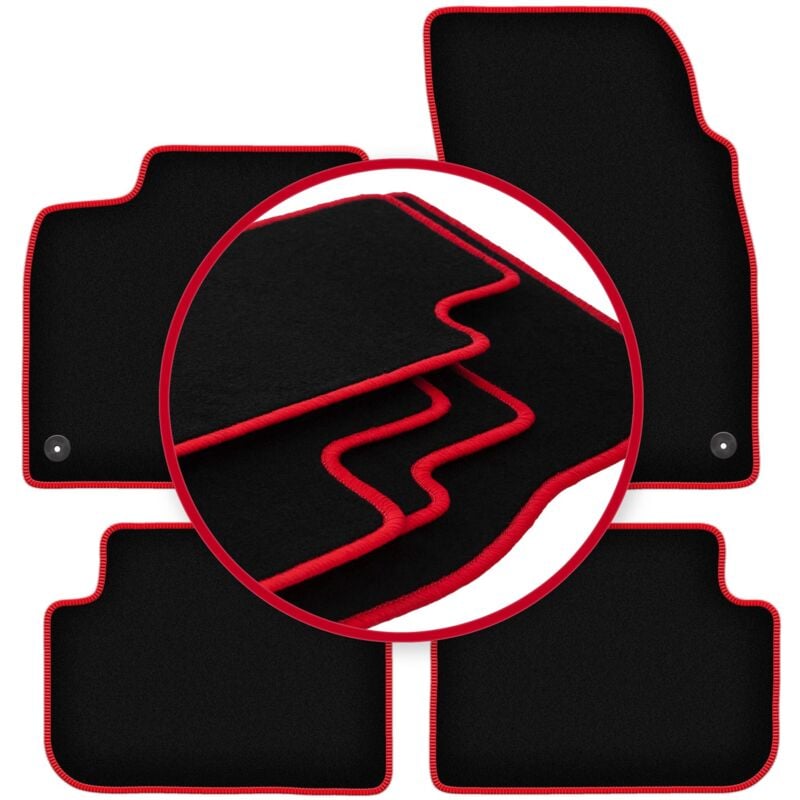 foto del prodotto tappetini auto carlux red per audi q8 suv 2020 